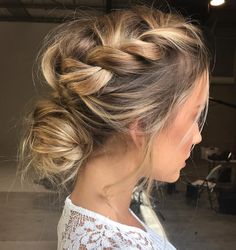 2,020 Likes, 30 Comments - Emma Chen (@emmachenartistry) on Instagram: “Any hair style that involves twists or braids I'm into Hair for @billy_j_boutique on…” Short Hairstyle, Wedding Hairstyles For Long Hair, Wedding Hair And Makeup, Copic, Bridesmaid Hair