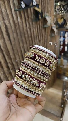 740 RS FREE SHIPPING   2.2 TO 2.10 SIZE AVAILABLE   READY STOCK  HAND STOCK   BEST QUALITY   BEST SELLING   SAME LOOK  BEST OF BEST QUALITY   VELVET HANDWORK SETS  TRENDING WITH COLOURS Wedding Bangles Indian, Silk Thread Necklace, Wedding Bangles, Thread Bangles Design, Kundan Bangles, Plastic Bangles, Thread Necklace, Silk Thread Bangles, Bangles Set