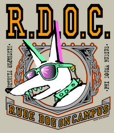 an image of a dog with sunglasses on it's head and the words rdoc