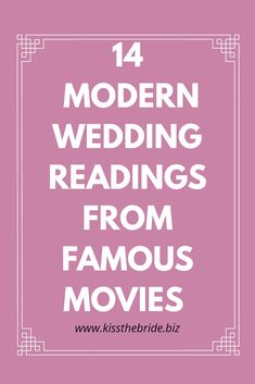 Movie Wedding Vows, Ceremony Readings Nontraditional, Short Wedding Readings, Modern Wedding Readings, Non Traditional Wedding Readings, Short Wedding Ceremony Script, Non Religious Wedding Readings, Wedding Vows From Movies