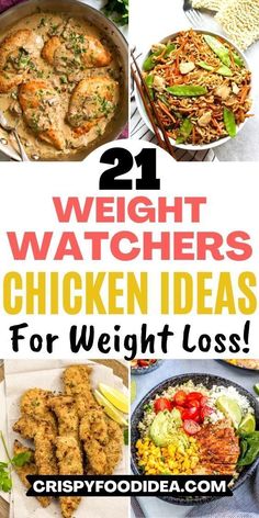 Weight Watchers Recipes Desserts, Weight Watchers Chicken, Chicken Ideas, Low Carb Snack, Weight Watcher Dinners, Weight Watchers Chicken Recipes, Best Fat Burning Foods