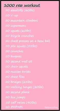 a pink poster with the words, workout plan for women in black and white on it