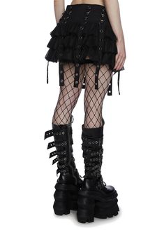 Sweet Release Mini Skirt – Dolls Kill Tulle Mini Skirt, Dog Slippers, Tulle Ruffles, Goth Shoes, Shorts Skirt, Pride Outfit, Platform Sandals Heels, Crochet Shoes, One Teaspoon