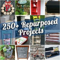 the cover of 250 repurposed projects