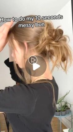 ✓ braided hairstyles for kids, braided hairstyles men..! Messy Hair Bun Tutorial, Low Bun Tutorials, Low Messy Buns, Cute Messy Buns, Sanggul Modern, Easy Messy Bun, Messy Hair Bun, Bun Tutorials