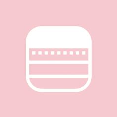 a pink background with a white square on the bottom and horizontal lines in the middle