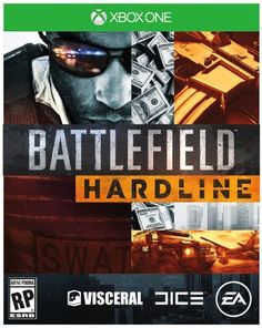 a video game with the title battlefield hardline on it's back cover