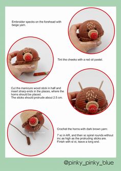 instructions to crochet a snail hat