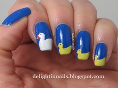 Delight In Nails: 40 Great Nail Art Ideas - Spring Pal Joey, Bird Nail Art, History Of Time, Witch Nails, Bunny Nails, Work Nails, Cute Gel Nails