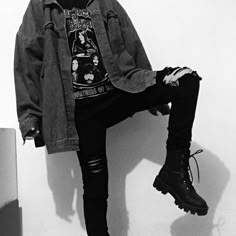 Indie Outfits Grunge Alternative Fashion, Grunge Winter Outfits, Indie Outfits Grunge, Grunge Outfits Men, Grunge Outfits Winter, Grunge Outfits 90s, Outfits Edgy, Outfits 90s, Fashion 90s