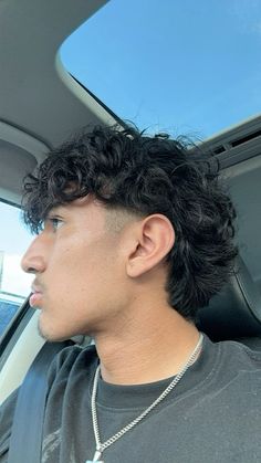 #mullet #hair #hairstyles #hairstylesformen #wavyhair Short Permed Mullet Men, Asian Faux Hawk, Modern Mullet Perm, Thick Wavy Hairstyles Men, Loose Perms For Men, Curly Men Mullet, Short Curly Haircuts Men Thick Hair, Curly Loose Hairstyles, Baby Mullet Haircut Men