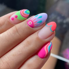 Funky Nails, Nail Art Inspiration, Dope Nails, Nail Arts, Nail Trends