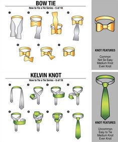 Types Of Tie Knots, How To Tie A Necktie, Cool Tie Knots, Tie Knots Men, Tie Knot Styles, Tie A Necktie, Types Of Ties, Windsor Knot