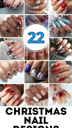 Simple Nail Art Ideas, All Nail Shapes, Nails 2025, Christmas Nail Designs Easy, Christmas Nails Easy, Dip Nails, Christmas Gel Nails, Holiday Nail Art