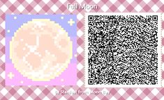 a qr code with an image of a baby on it and the text full moon