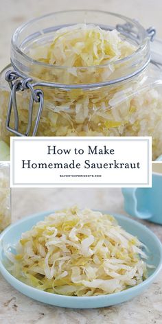 how to make homemade sauerkraut in a jar