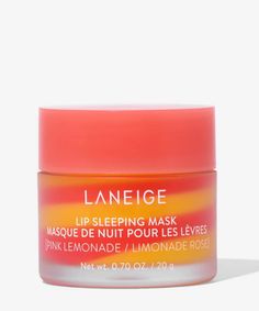 Laneige Lip Sleeping Mask - Pink Lemonade at BEAUTY BAY Lange Lip Mask, Skincare Masks