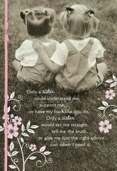 Sister Therapy Quotes, Amazing Sister Quotes, Sisters Are Blessings Quotes, Happy Birthday Big Sister