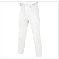 a white pair of pants with buttons on the side