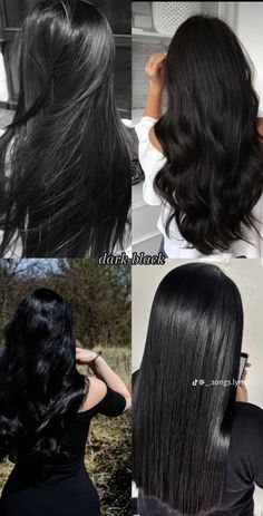 Winter Hair Accessories, Black Hair Aesthetic, Dark Brunette Hair, Best Hairstyles For Women, Long Silky Hair, Dyed Hair Inspiration, Age Gracefully, The Best Hairstyles