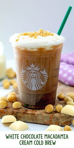 white chocolate macadatta cream cold coffee