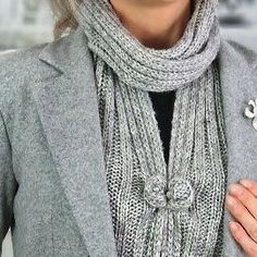 Scarf Knots, Fall Attire, How To Wear A Scarf, Diy Fashion Hacks, October 25, Refashion Clothes