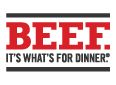 the logo for beef it's what's for dinner