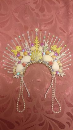 Diy Crown, Mermaid Diy, Dress Up Costumes, Headdress, Mermaid, Coral, Fashion Accessories