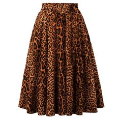 Check out this skirt - Leopard print!




 Looking for a unique and original skirt? Opt for this retro skirt , featuring a bold and ultra-trendy leopard pattern . Its loose fit offers a feminine silhouette with a very chic retro style. It is made from a soft and light-to-the-touch fabric , making it a perfect garment to wear on sunny days. It can be easily combined with a shirt or t-shirt to create elegant looks. Pair it with heels or sneakers for a casual or offbeat look !



 Materials: Cotton, Polyester



 Color: Brown




 Free Shipping Pinup Skirt, Rockabilly Skirt, Casual Summer Skirt, Business Casual Skirt, Midi Skirts Style, Midi Skirts Summer, Gothic Skirt, Pin Up Vintage, Retro Skirt