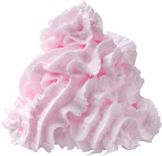 a pink ice cream on a white background