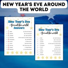 new year's eve around the world printable game