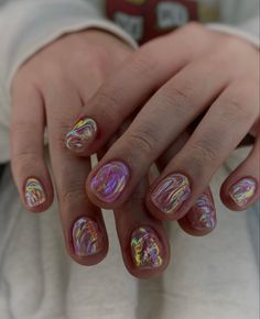 Elaborate Nail Art, Korean Nails, Gelish Nails, Edgy Nails, Short Nails Art, Crazy Nails, Japanese Nails, Nail Jewelry