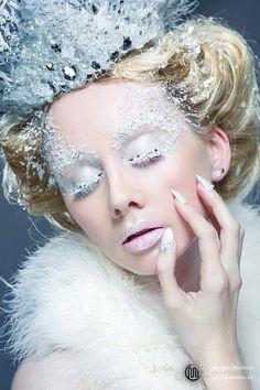 Snow Queen Snow Queen Makeup, Make Up Yeux, Pirate Makeup, Cabelo Pin Up, Karneval Diy, Fantasy Make-up, Dance Makeup