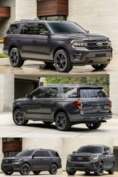 four different views of the new ford bronco