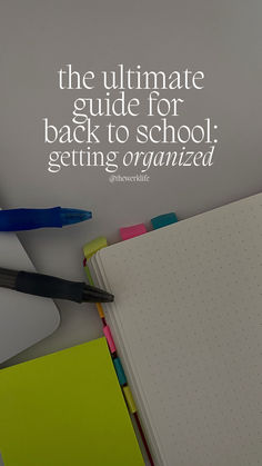 back to school organized guide Ultimate Organization, Planning Strategies, Study Schedule, Effective Time Management, Effective Learning, Student Organization, School Season, Study Habits, Specific Goals