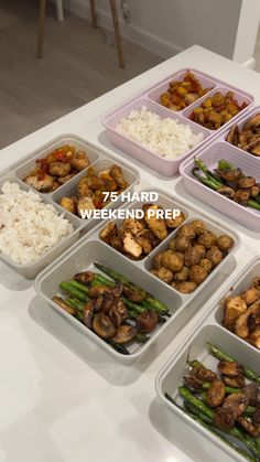 everything I do on the weekends for 75 hard: 1. plan workouts: if I have all of my workouts planned out I’m less likely to find an excuse… | Instagram Meal Prep For 75 Hard, 75 Hard Snacks, 75 Hard Dinner Ideas, 75 Day Hard Challenge Diets, 75 Hard Meal Prep, 75 Hard Meal Plan Ideas, 75 Hard Challenge Food Ideas