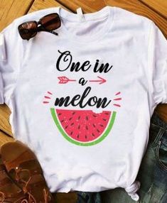 T Shirt Archives - appareloves.com Funny Fruit, Sweet Fruit, Boho Festival Fashion, One In A Melon, Diy Stationery, Dirty Dancing, V Neck Tank Top, Boho Festival, Gift Store