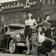 Lowrider Photoshoot, Pachuco Style, Rockabilly Hairstyles, Rockabilly Lifestyle