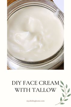 Grass-fed tallow is so rich in nutrients. When rendered and emulsified with high qualities oils, tallow is a powerhouse. This is the perfect recipe for all types of skin! Beef Tallow Hair Conditioner, Whipped Tallow Face Cream, Diy Tallow Face Cream, Tallow Balm Recipe, Tallow Lotion Recipe, Jojoba Oil Recipes