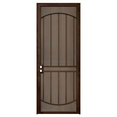 an image of a brown door on a white background