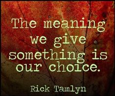 a quote from rick tanly on the meaning of giving