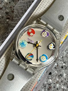 Artist Bio, Swatch Watch, Waterproof Watch, Watch Collection, 90s Vintage, Colorful Pictures, Types Of Fashion Styles, Cool Watches, Quartz Movement