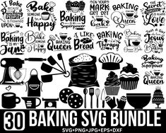 an image of baking svg bundle