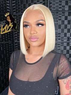 Product Details Item name 4x4 lace closure wigs Material 100% raw virgin human hair Density 150% Hair color #613 Can be dyed Yes Hair length 10-16 inch Cap size 22.5 inches,for most people Hairline pre-plucked with baby hair Last for 3 years with proper care Straps adjustable Lace Area 4x4 inch transparent lace Lace Front Bob Wigs, Blonde Straight Hair, Lace Front Bob, Blonde Bob Wig, Straight Blonde Hair, 613 Blonde, Wigs Human Hair, Straight Lace Front Wigs, Short Bob Wigs