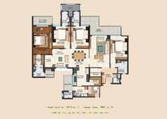 the floor plan of an apartment building