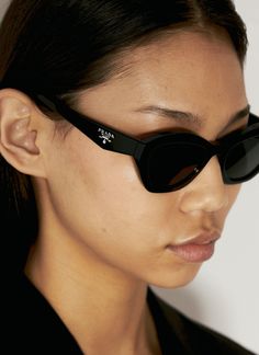 Cat-Eye Sunglasses Prada Cat Eye Sunglasses, Prada Sunglasses Women, Prada Sunglasses Cat Eye, Italy Packing, Summer Vision, Sunglasses Cat Eye, Prada Eyewear, Prada Sunglasses, Versace Men