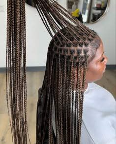 Blonde Braiding Hair, Small Box Braids Hairstyles, Braids And Twists, Small Knotless, Different Braids, Goddess Braids Hairstyles