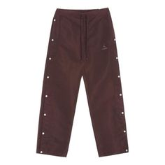 Air Jordan x A Ma Maniere Snap Pant (Asia Sizing) 'Mahogany' DV7459-263 (Unisex/Crossover/Solid Color) Snap Pants, Crossover, Air Jordan, Air Jordans, Jordan, Solid Color, Pants, Color, Trousers