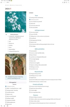 an image of a website page with flowers on the front and back side of it