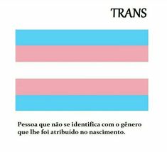 a poster with the words transs in spanish and an image of a pink, blue and